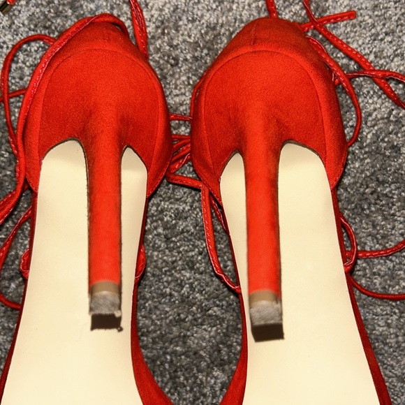 🦋2/25$Tie up leg heels by Just Fab🦋 - Picture 3 of 5